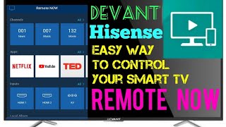 REMOTE NOW  DEVANT HISENSE SMART TV  EASY CONTROL DEMO TAGALOG [upl. by Lindner634]