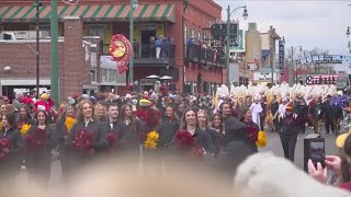 Beale Street parade takes place ahead of Iowa State vs Memphis rematch at AutoZone Liberty Bowl [upl. by Chadburn874]