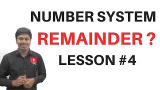 Number System  Finding Remainder  LESSON4 [upl. by Keefe514]