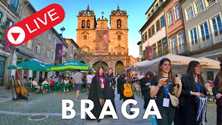 🔴 DIRETO BRAGA Portugal LIVE  Baixa de Braga [upl. by Jacqueline]