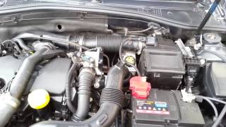 Dacia Duster 15 DCI K9K Engine  MAF Sensor Location Luftmassenmesser [upl. by Earized]