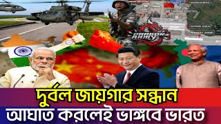 ভুল করলেই মহাবিপদে ভারত  চিকেন নেক নিয়ে শঙ্কায় ইন্ডিয়া কি করবে মোদী  Chicken neck Seven sisters [upl. by Oicatsana]