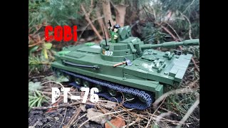 COBI PT76 Tank  Vietnam war bricks  Speed build and review [upl. by Gauntlett]