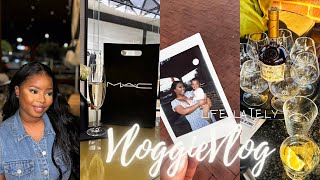 VLOG lunches and dinners MRP Home unboxing bachelorette dinner Mac event and stuff [upl. by Tabatha]