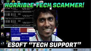 TECH SUPPORT SCAMMERS ARE HORRIBLE quotEsoftquot  8082014789  Unknown [upl. by Darell100]