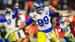 Highlights Aaron Donald Being Aaron Donald In Super Bowl LVI  Rams vs Cincinnati Bengals [upl. by Ahsiem]