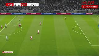 🔴LIVE Heerenveen vs Utrecht  Eredivisie 2024  Football Live Match Today [upl. by Tempest]