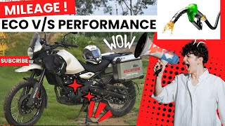 Himalayan 450 Mileage  Eco Mode vs Performance Mode  Real Results [upl. by Elimay]