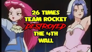 26 Times Team Rocket Destroyed The 4th Wall [upl. by Einnaf]