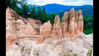 Pješčane piramide kod Foče  dronba za N1  Ljepote BiH 2018 [upl. by Aicinoid]