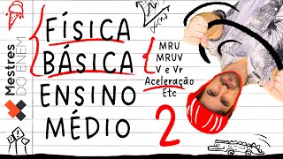 🚗 TUDO DE CINEMÁTICA PARA O ENEM 2024  Física Básica Completa MESTRES DO ENEM [upl. by Bobseine]