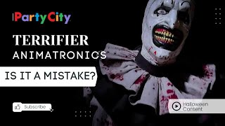 TERRIFIER Art the Clown Pale Girl Halloween Animatronics by Party City  2024 [upl. by Viveca942]