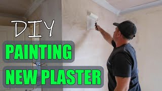 How to seal new plaster before painting [upl. by Hahcim]