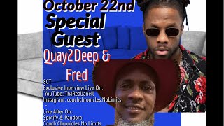 Live Interview w Fred amp JaQuay Couch Chronicles No Limits S3E156 [upl. by Niamor503]