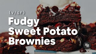 Fudgy Sweet Potato Brownies VGF  Minimalist Baker Recipes [upl. by Earehs419]