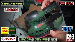 Unboxing Lijadora Bosch PSM 18 LI Cordless Multi Sander [upl. by Lavona]