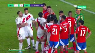 PERÚ vs CHILE SAMPAIO COBRÓ PENAL EN LA ÚLTIMA Y EL VAR LO ANULÓ  CLASIFICATORIAS 2026 🇵🇪⚽🇨🇱 [upl. by Anastasius57]