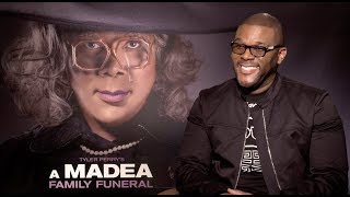 MADEA FAMILY FUNERAL 2019 Interview with Tyler Perry [upl. by Carmon]