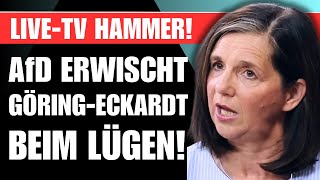 AfD reißt GÖRINGECKARDT in STÜCKE 🚨 HEUCHELEI wird LIVE im TV AUFGEDECKT Wahnsinn [upl. by Chon231]