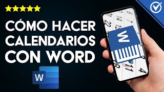 Cómo Hacer un Calendario Mensual o Anual con Asistente en Word Fácilmente [upl. by Ainessej]