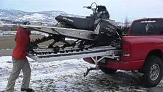 Quicky Sled Deck Assembly and Snowmobile Loading [upl. by Simeon]