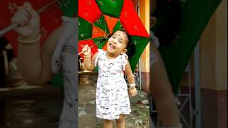 What did Binni buy from the market marketing shopping shorts youtubeshorts umbrella cute [upl. by Ammann]