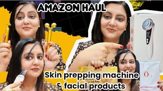 How to use ultrasonic skin scrubber24K Gold Energy Beauty Bar Review5in1 facial skin care massage [upl. by Anelrac338]