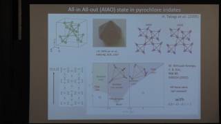 Prof Phuan Ong quotMagnetization in the AIAO State of Pyrochlore Iridatequot Lecture 201 of 2 [upl. by Ynettirb]