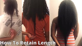 Live How to get Long Natural Hair by Retaining Length [upl. by Akinuahs]