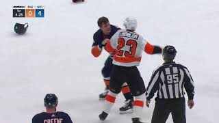 NHL Fight  Flyers  Islanders  Lindblom vs Wahlstrom  20 03 2021 [upl. by Negriv]