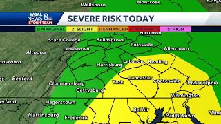 Impact Strong Storms Possible Saturday Afternoon and Evening [upl. by Annoyi]