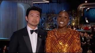 Simu Liu amp Issa Rae Present LimitedAnthology Series or TV Movie I 81st Annual Golden Globes [upl. by Anirbas]