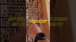 Why is there an 18 inch gap between osb sheets construction shortsvideo diy [upl. by Crisey241]