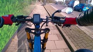 Lankeleisi xt750plus Ebike Top speed test💨💨after 🔒gate 27mph [upl. by Misty]