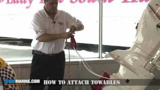 Boat Parts  How To Attach Towables [upl. by Snell]