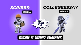 WEBSITE AI WRITING GENERATOR PART 4 SCRIBBR amp COLLEGEESSAY [upl. by Etnaed]