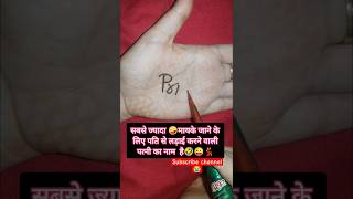 Name Mehndi Designs 🏵️Priya 😂 tag for Priya ❤️ mehndi comedy mehndidesign shorts viralvideo [upl. by Risser375]