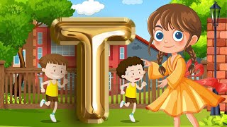 Song Letter T  Kids English kidsenglishclass youtubevideos lettert [upl. by Marinna479]