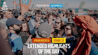 Extended highlights of Stage 12 presented by Aramco  Dakar2024 [upl. by Fiorenza]