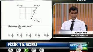 2012 LYS2 FİZİK Soruları ve Cevapları 2 [upl. by Brew891]