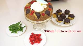 Quick and Easy Chocolate Profiterole Cake [upl. by Pierette23]