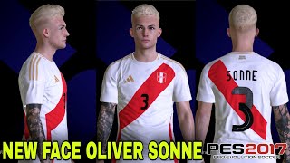 PES 2017  NEW FACE  SKIN TATTOO OLIVER SONE [upl. by Hekking]