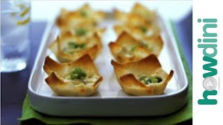 Baked Crab Rangoon Recipe How To Make Crab Rangoons [upl. by Farland]