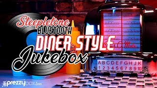 Steepletone Bluetooth Diner Jukebox  Retro Style [upl. by Gilboa]