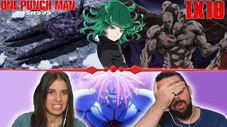 ¿LLEGARÁ A SER UNA AMENAZA DE NIVEL DIOS  REACCIÓN 1X10 ONE PUNCH MAN [upl. by Aihsem]