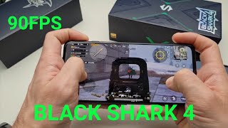 Xiaomi Black Shark 4 12256gb Pubg Mobile 90fps Test with FPS Meter [upl. by Stephana]