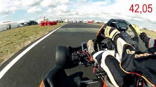 Trophée Kartmag circuit dEscource kz 125 [upl. by Clarkin]