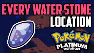 Where to Find Water Stone  Pokemon Platinum All Methods [upl. by Uthrop566]