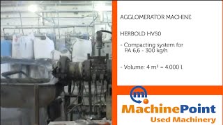 HERBOLD HV50 Used Agglomerator Machines MachinePoint [upl. by Suzie]