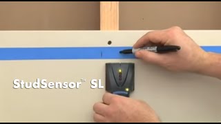 How to Use a Zircon StudSensor SL Stud Finder to Find Wall Studs [upl. by Atinoj]